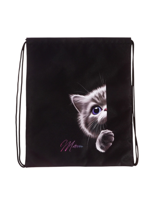 Мешок для обуви, 435&times;360 мм, Stavia (плотность 600D) &laquo;Лапка и мордочка&raquo;