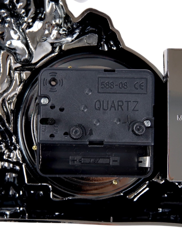 Часы настольные - органайзер для канцелярии будильник &laquo;Кони&raquo;, 14&times;17&times;4 см