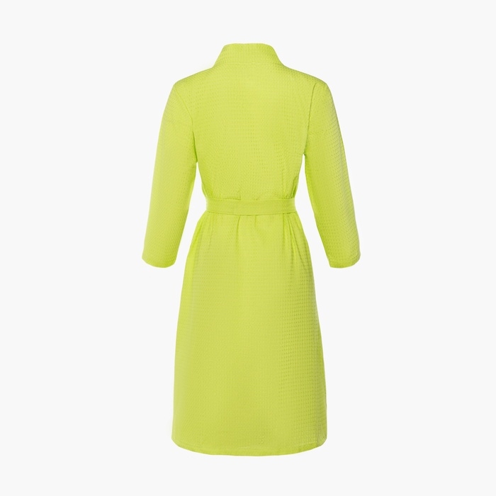 Халат вафельный женский Экономь и Я рукав 3/4, размер 42-44, салатовый, 100% хлопок, 200г/м2 Халат вафельный женский Экономь и Я рукав 3/4, размер 42-44, салатовый, 100% хлопок, 200г/м2