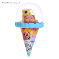 Пупс &laquo;Малыш-мороженка&raquo; в шапочке, МИКС