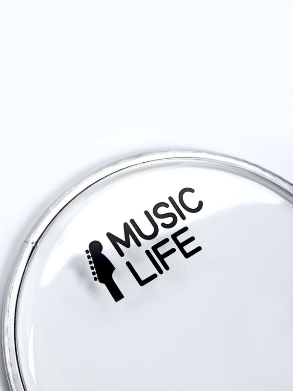 Пластик для барабана Music Life 6 дюймов, прозрачный Пластик для барабана Music Life 6 дюймов, прозрачный