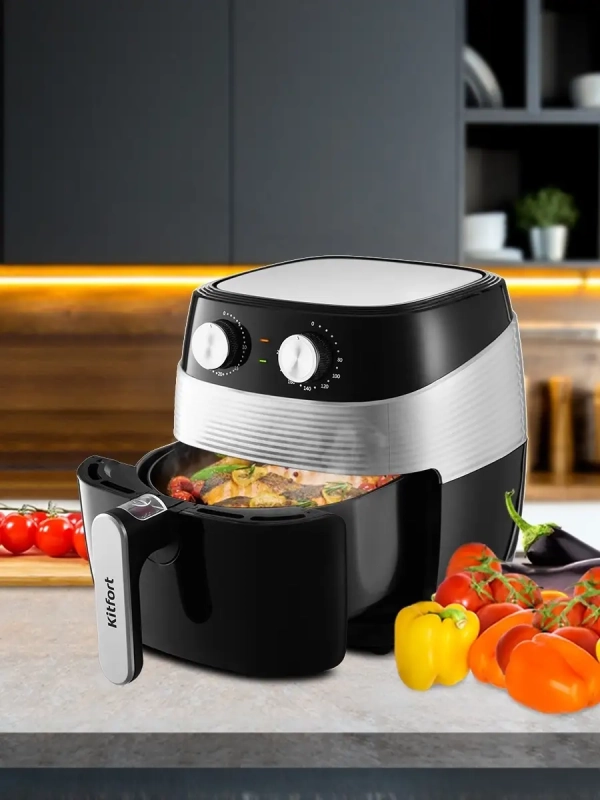 Аэрогриль электрический КТ-2223 - 3.5 л - 1400 Вт