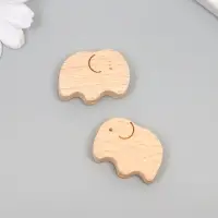 Бусина для творчества дерево "Слоненок" 2,2х3,1 см