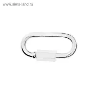 Карабин винтовой ТУНДРА krep, М6, оцинкованный, 1 шт.