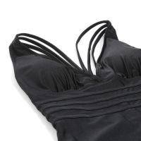 Купальник женский слитный с открытой спиной MINAKU цвет чёрный, размер 46