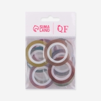 Ленты клеевые для декора ногтей &laquo;Блёстки&raquo;, 10 шт, 1 мм, 10 м, цвет МИКС