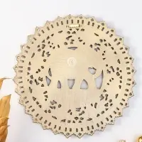 Панно интерьерное полистоун "Индийский слон. Мандала" золото 30х4,6х30 см