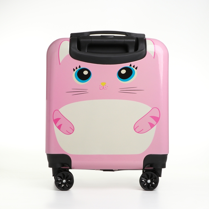 Чемодан детский 32 л (S) HappyAnt, отдел на молнии, цвет розовый