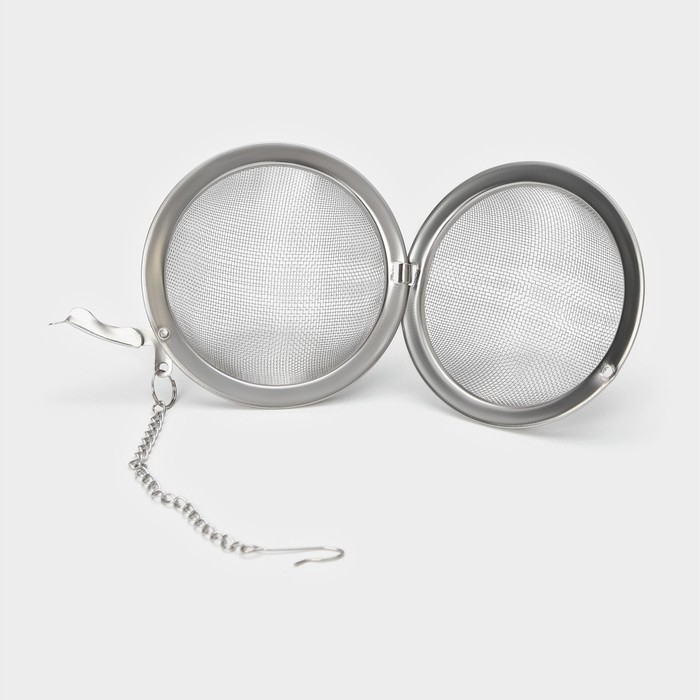 Чайник для плиты с эмалированным покрытием внутри Magma &laquo;Сайгон&raquo;, 1,1 л, чугун, с ситом, индукция, цвет чёрный