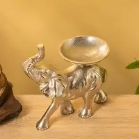 Подсвечник &laquo;Слон&raquo;, 10&times;17&times;19 см, алюминий