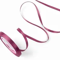 Лента атласная, 6 мм, 23&plusmn;1 м, сливовая №171