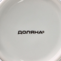 Кружка фарфоровая Доляна &laquo;Кошачьи будни&raquo;, 300 мл, цвет белый