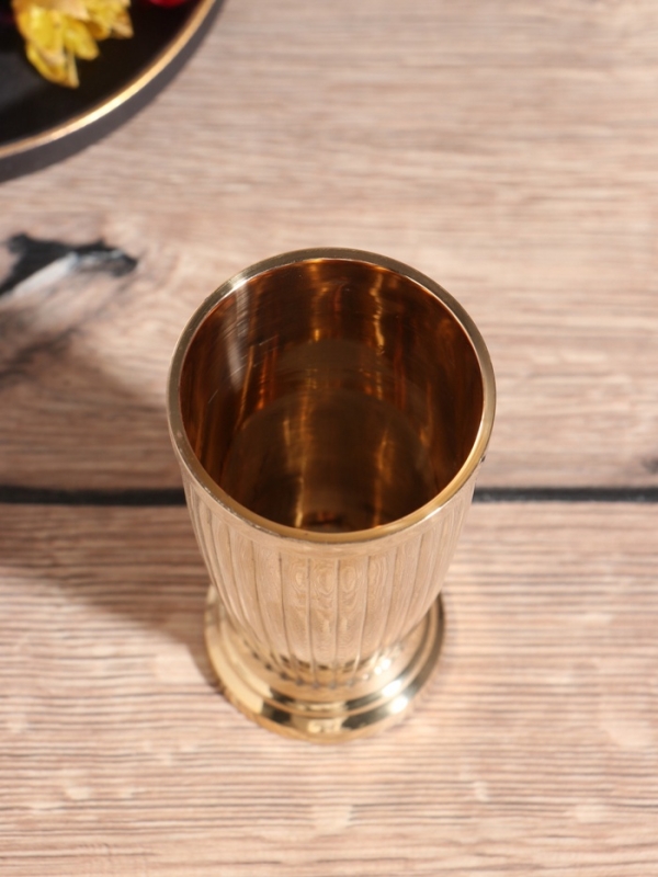 Стакан "Милк шейк" латунь 5,5х5,5х11 см