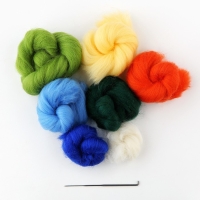 Валяние из шерсти. Картина «Хранитель сокровищ», А4, набор для творчества Валяние из шерсти. Картина «Хранитель сокровищ», А4, набор для творчества