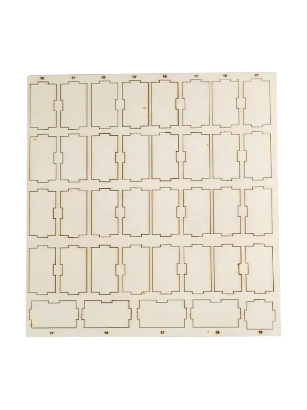 Лесная мастерская Игровой набор "Адвент- календарь" деревянный, 31 задание