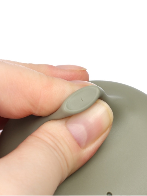 Крошка я, силиконовый поильник, серия мишка, серый SL-07273