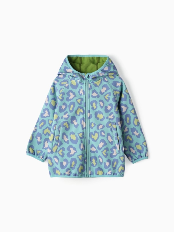 Ветровка на флисе для девочек KAFTAN Лео, рост 98