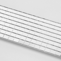 Зеркальная мозайка клеевая, 0,5 &times; 0,5 см, 8 рядов 4 см &times; 1 м, серебряное стекло