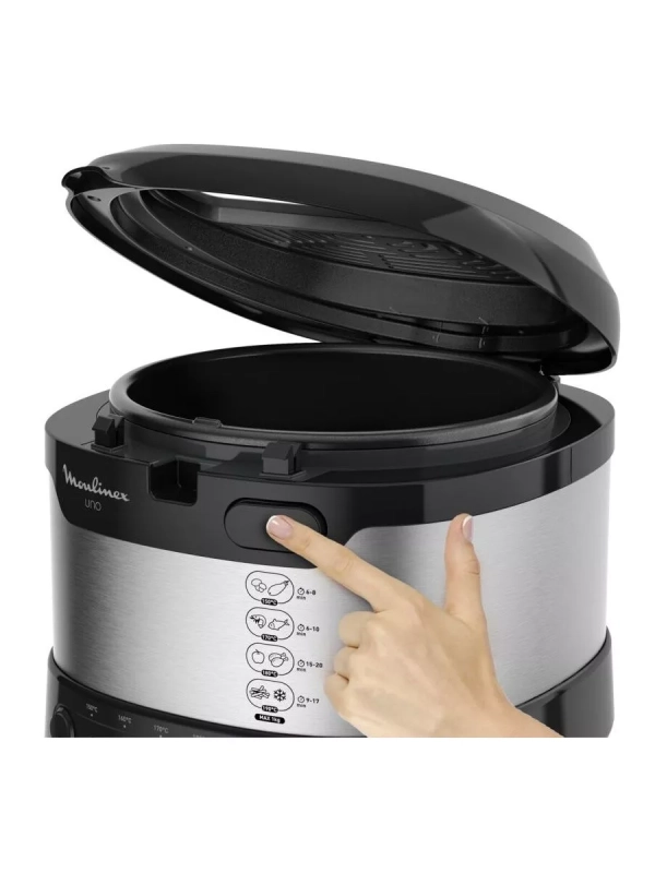 Компактная фритюрница Fry Uno AF215D10, серебристый