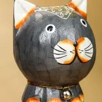 Сувенир &laquo;Котик&raquo;, 8&times;7&times;10 см, дерево, серый