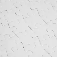 Пазл для сублимационной печати Stamper, белый