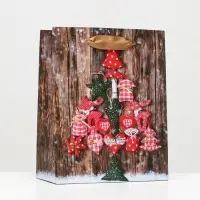 Пакет ламинированный &laquo;Зимние чудеса&raquo; 11,5 х 14,5 х 6 см