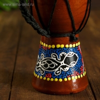 Сувенирный музыкальный инструмент "Барабан Джембе" 15х9,5х9,5 см МИКС Сувенирный музыкальный инструмент "Барабан Джембе" 15х9,5х9,5 см МИКС