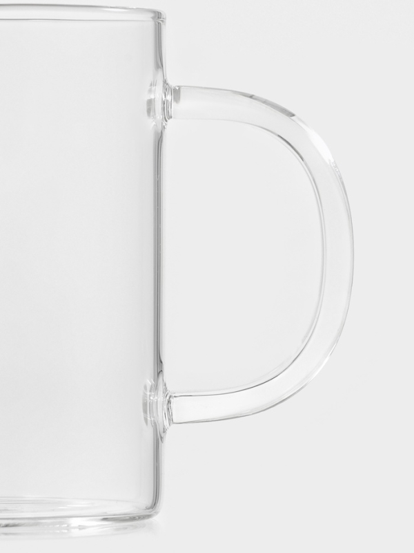 Кружка стеклянная "Маг", 430 мл, 7,9х10,5 см