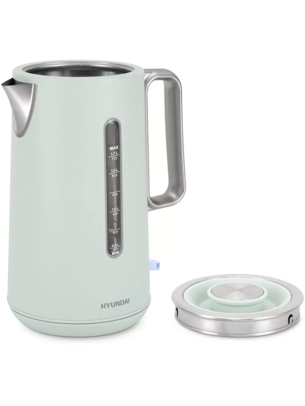 Чайник HYK-S9999 1.7л. 2200Вт светло-зеленый