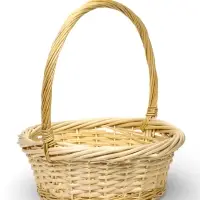 Набор корзин 3 шт, 36х36х14, 30х30х13, 23х23х7  лоза белый