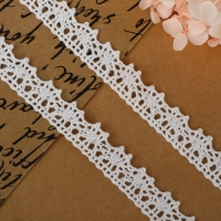 Кружево вязаное, 15 мм × 2,7 ± 0,5 м, цвет белый Кружево вязаное, 15 мм × 2,7 ± 0,5 м, цвет белый