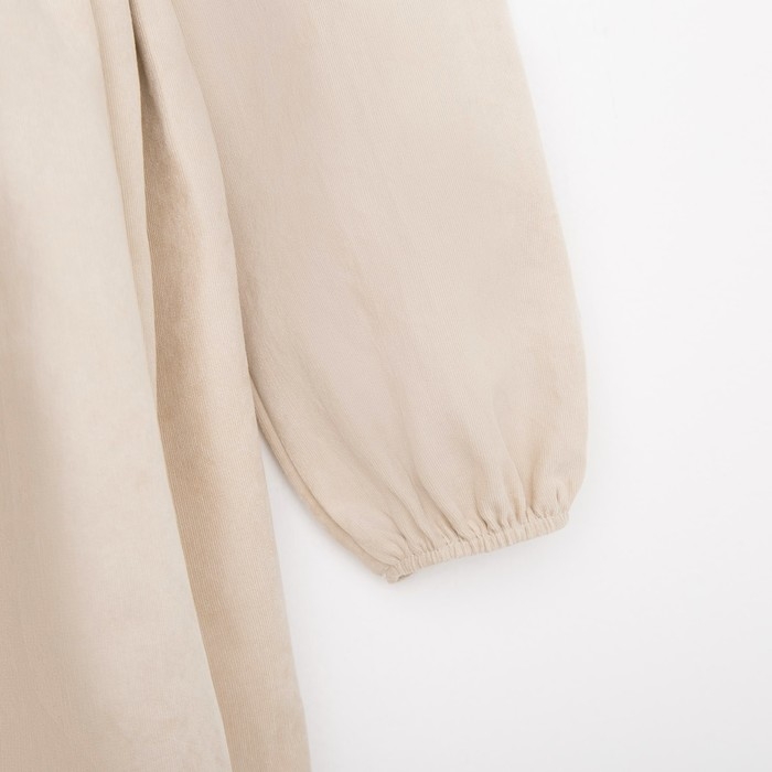 Платье для девочки MINAKU, бежевое, рост 116 см