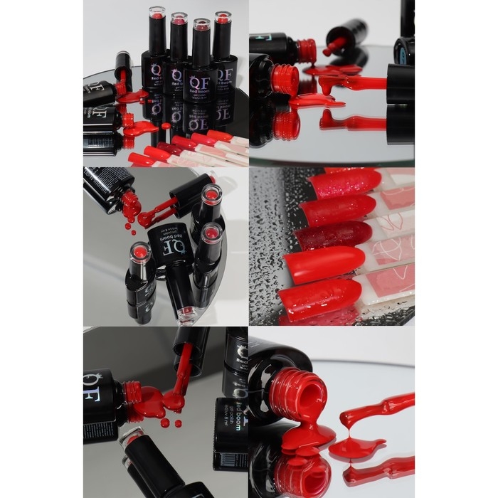 Гель лак для ногтей &laquo;RED BOOM&raquo;, 3-х фазный, 8 мл, LED/UV, цвет (71)