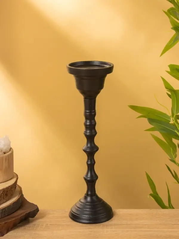 Подсвечник "Ренессанс"  алюминий 9х9х31 см