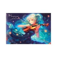 Тетрадь для нот А5, 24 листа &laquo;Аниме.Девочка со скрипкой&raquo;