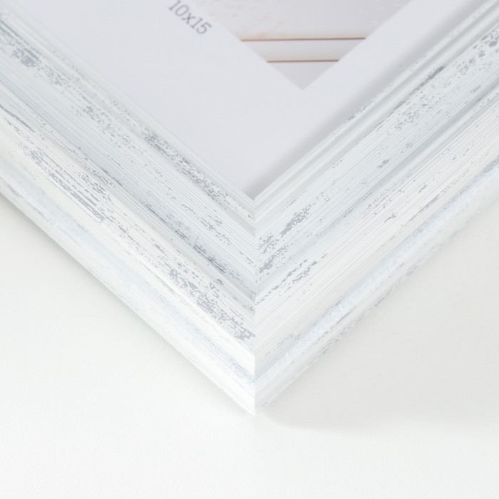 Фоторамка пластик "МИРАМ" 10х15 см, 653162-4, (пластиковый экран)