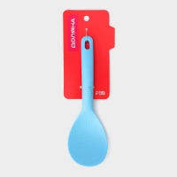 Ложка Доляна &laquo;Дуэт&raquo;, 24&times;7,5&times;4 см, цвет голубой