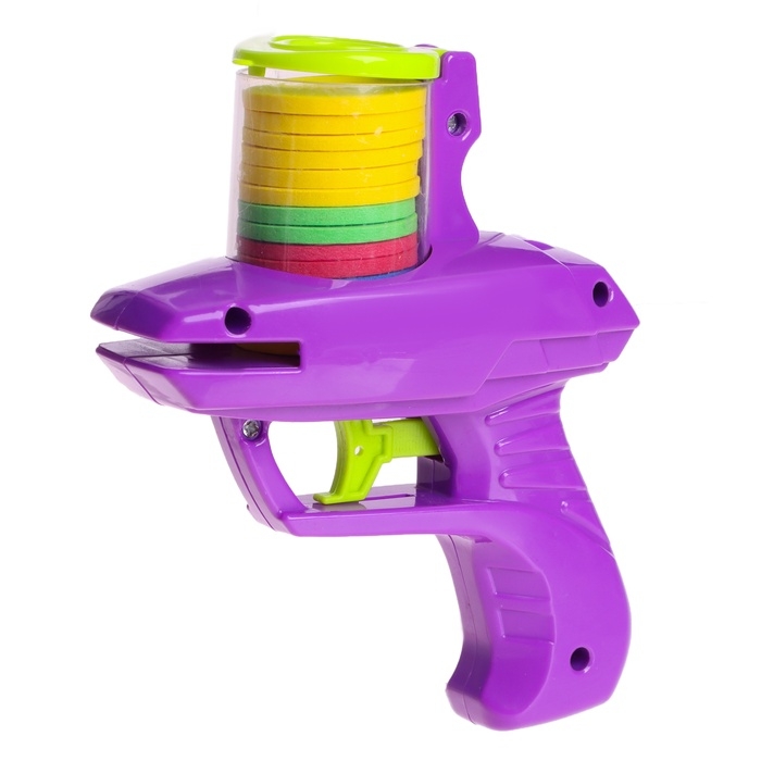 Пистолет «Телепортатор», детский, стреляет дисками, цвет МИКС Пистолет «Телепортатор», детский, стреляет дисками, цвет МИКС