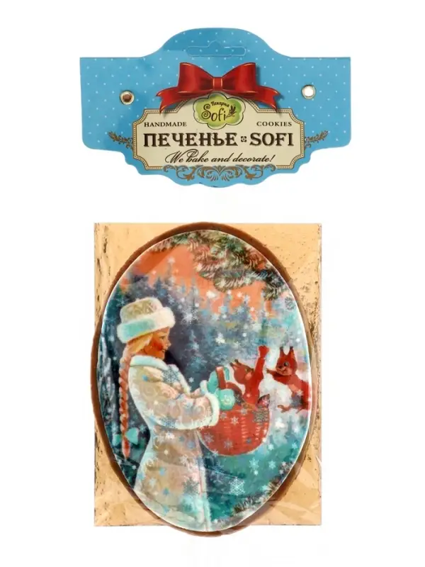 Печенье ванильное с фотопечатью, 110 г