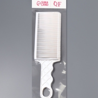 Расчёска для барбера, для стрижки под машинку, 22&times;6.5&times;1.5 см, белая