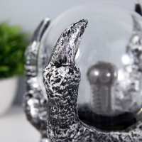 Плазменный шар &laquo;Рука ада&raquo; серый 12&times;12&times;18 см