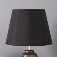 Настольная лампа "Клаудия" 1х15Вт Е14 черный 23х23х34см