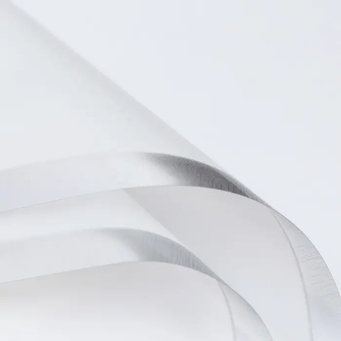 Пленка для цветов, &laquo;Серебряный кант&raquo;, белый, 57&times;57&plusmn;1 см