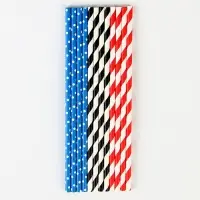 Трубочки бумажные 12 шт &laquo;Пати&raquo;