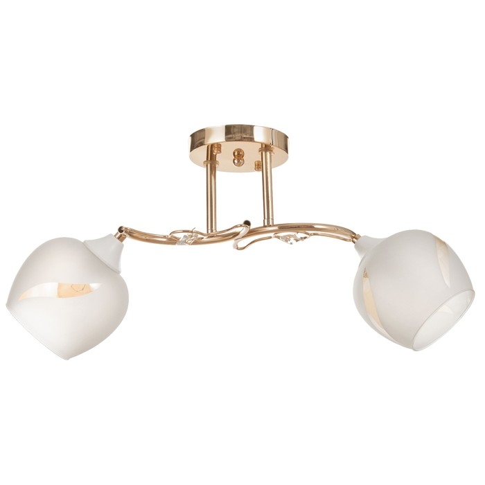 Люстра потолочная Николь 2хE27 40Вт Золото Люстра потолочная Николь 2хE27 40Вт Золото