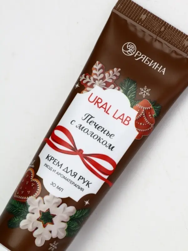 URAL LAB Арома Саунд Крем для рук с ароматом печенья с молоком, 30 мл