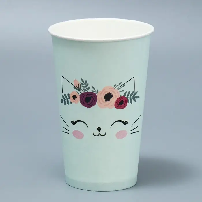 Стакан для цветов &laquo;Котик&raquo;, 350 мл