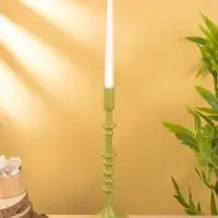 Подсвечник на 1 свечу "Авокадо" 10х10х35 см