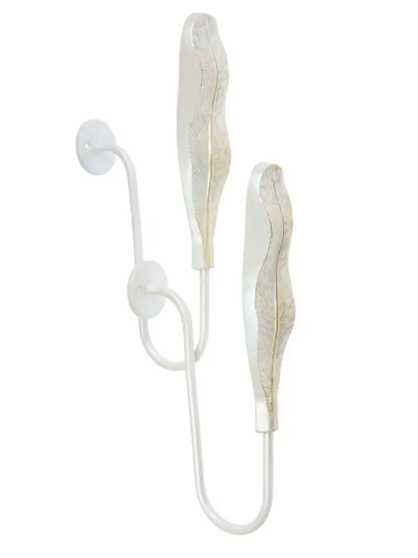 Крючок для штор CAPPIO KS040, цвет белый с золотом, набор 2 шт