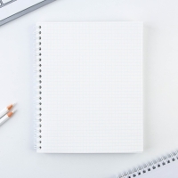 Тетрадь в клетку, 96 листов А5 на спирали, Lady, обложка мелованный картон 215 г белизна 96%